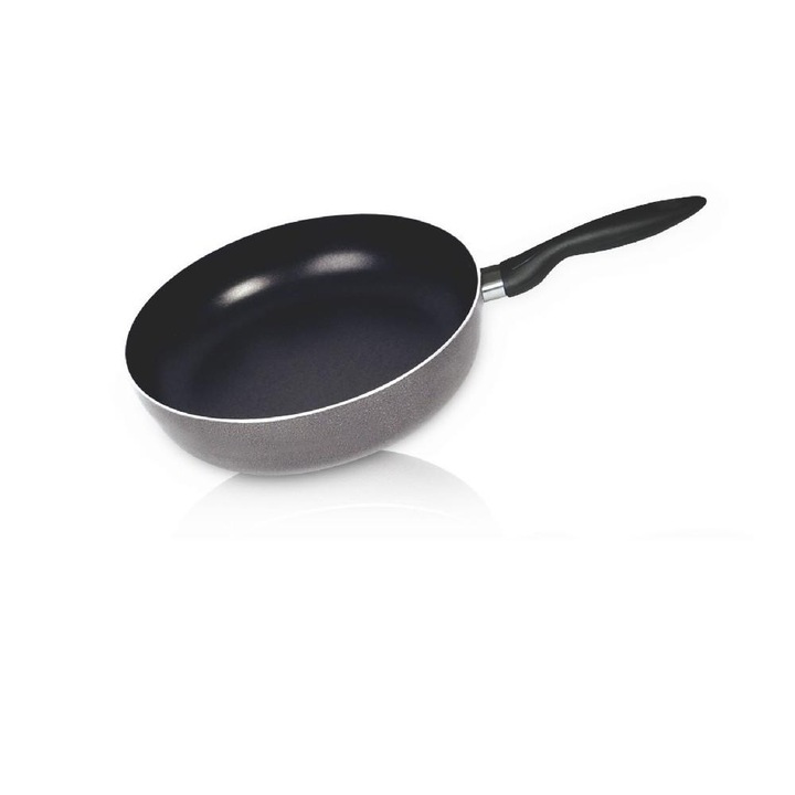 Тиган дълбок sapir sp 1319 a24d, 24 см, незалепващо покритие, черен