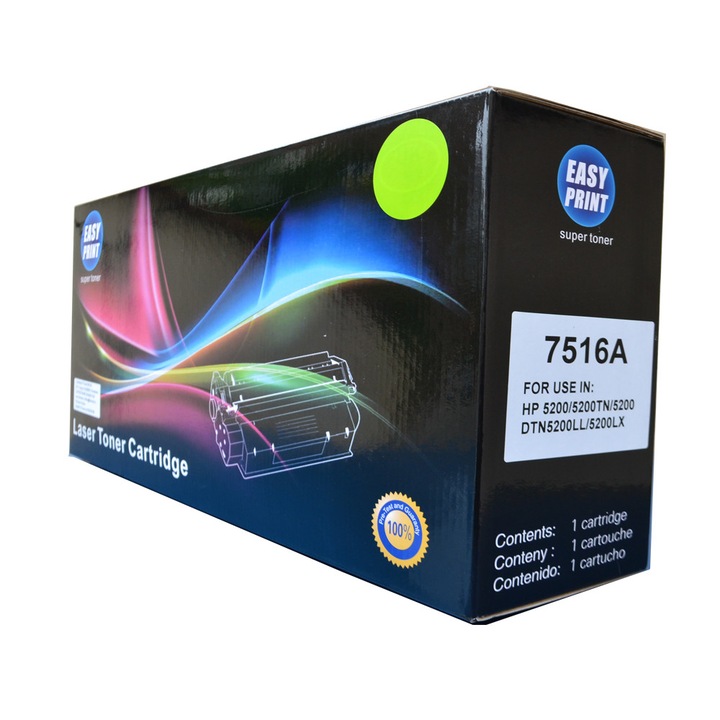 EASY PRINT Fekete toner, 12000 oldal, kompatibilis Q7516A / CRG309 / CRG509 / CRG109 / CRG709