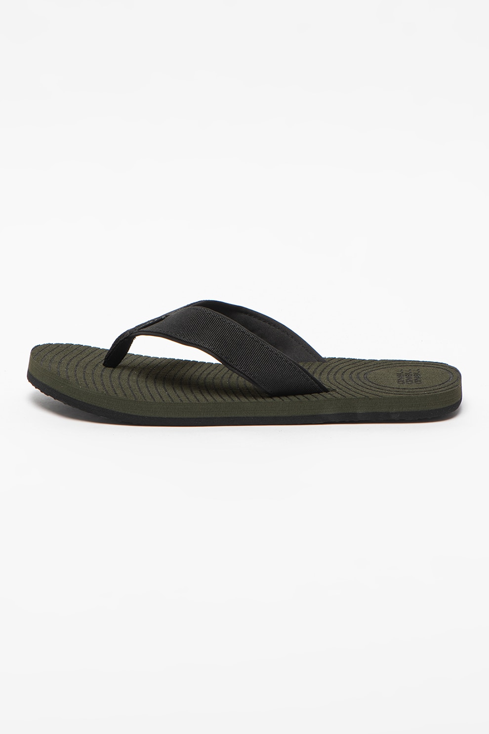 O'Neill, Papuci flip-flop din material textil Koosh, Bleumarin inchis/Verde inchis, 39