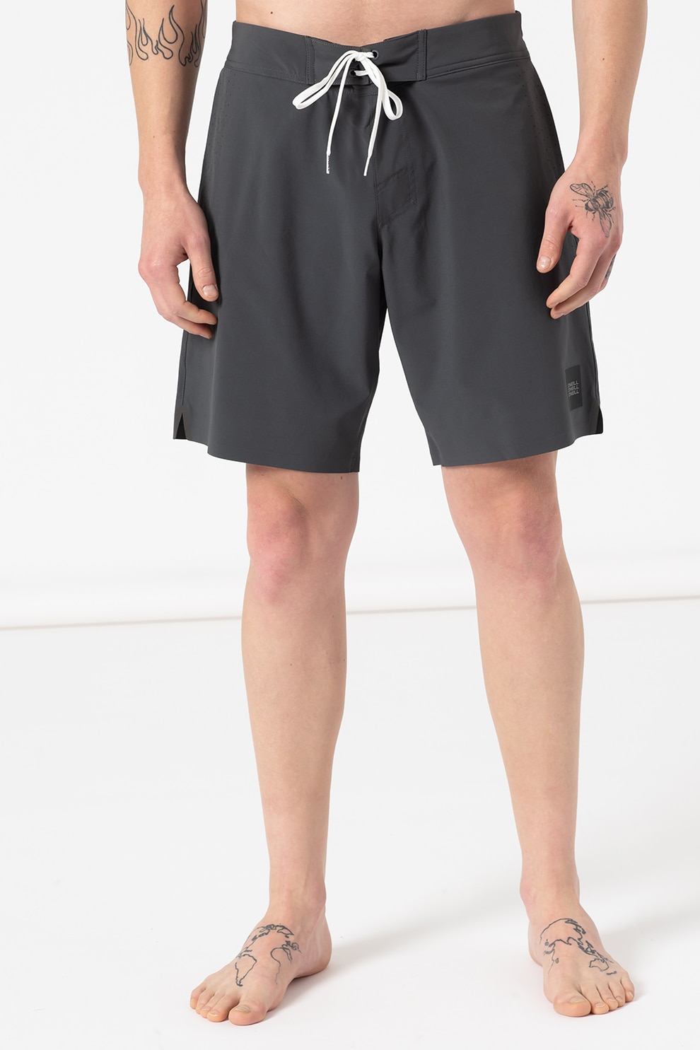 O'Neill, Pantaloni scurti de baie Semi Fixed Hybrid, Gri inchis