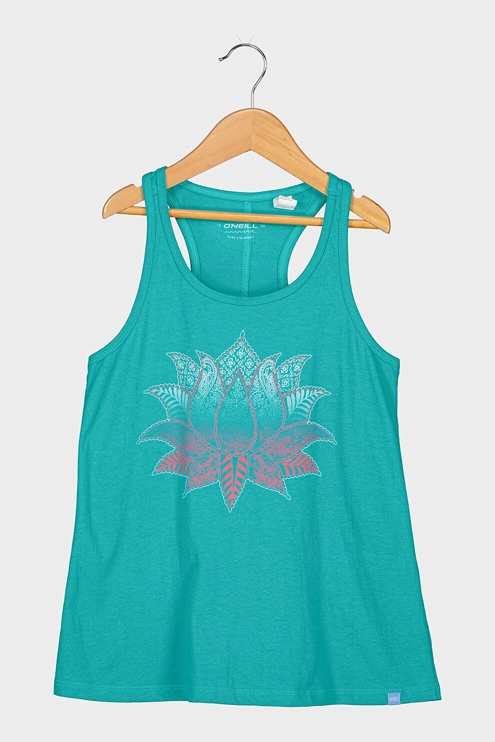 O'Neill, Top cu imprimeu grafic Flower Power, Verde