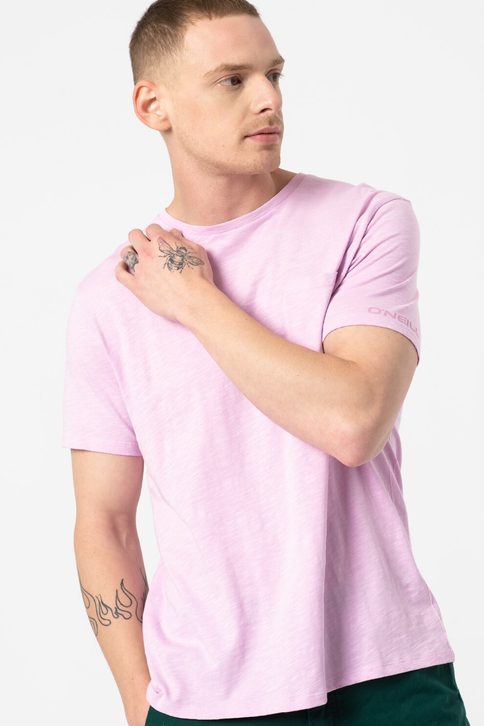 O'Neill, Tricou regular fit cu buzunar pe piept, Lila