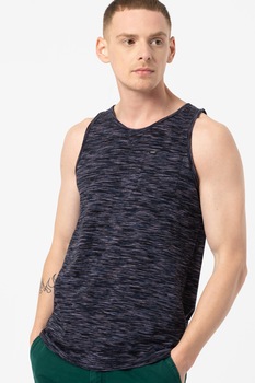 O'Neill, Top de bumbac cu buzunar pe piept Jack's Special, Negru/Bleumarin inchis O'Neill, Top de bumbac cu buzunar pe piept Jack's Special, Negru/Bleumarin inchis