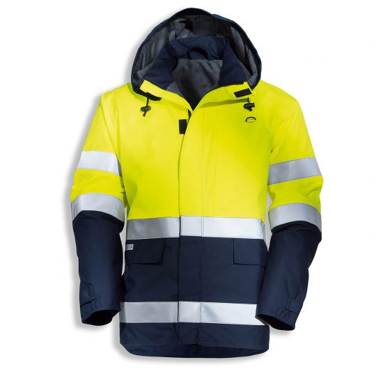Jacheta multifunctionala uvex parka high-vis 89973, marime L