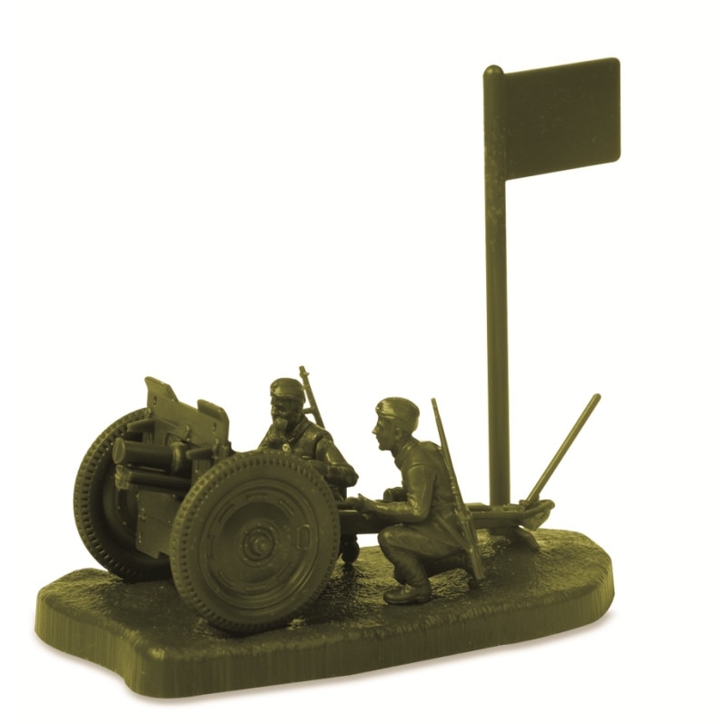 Macheta Militara Zvezda Soviet 76mm Infantry Gun with crew 1:72 ZVEZ 6145