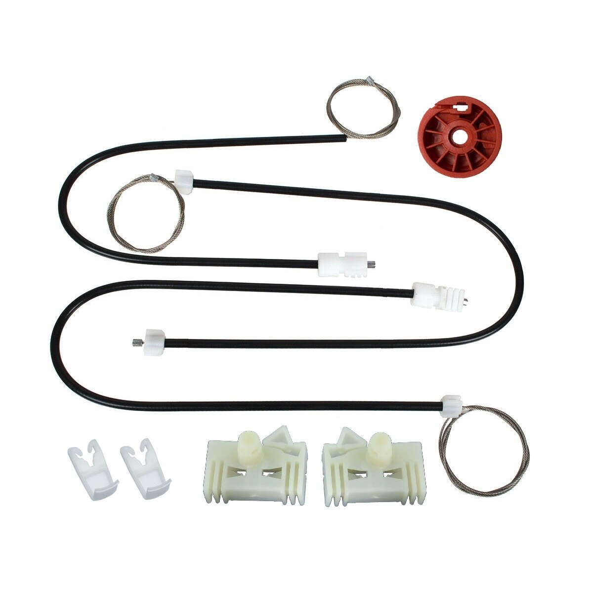 Kit reparatie macara electrica geam usa auto Renault Velsatis 2001-2009 fata stanga