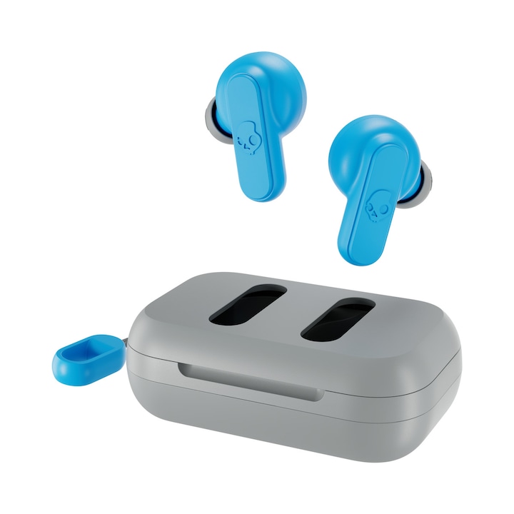 Skullcandy S2DMW-P751 Dime fülhallgató, Vezeték nélküli, Bluetooth, Szürke/Kék