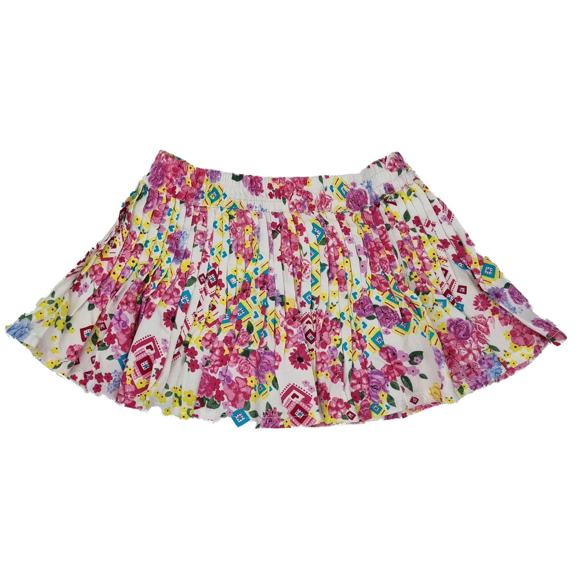Fusta multicolor, cu flori, Chicco