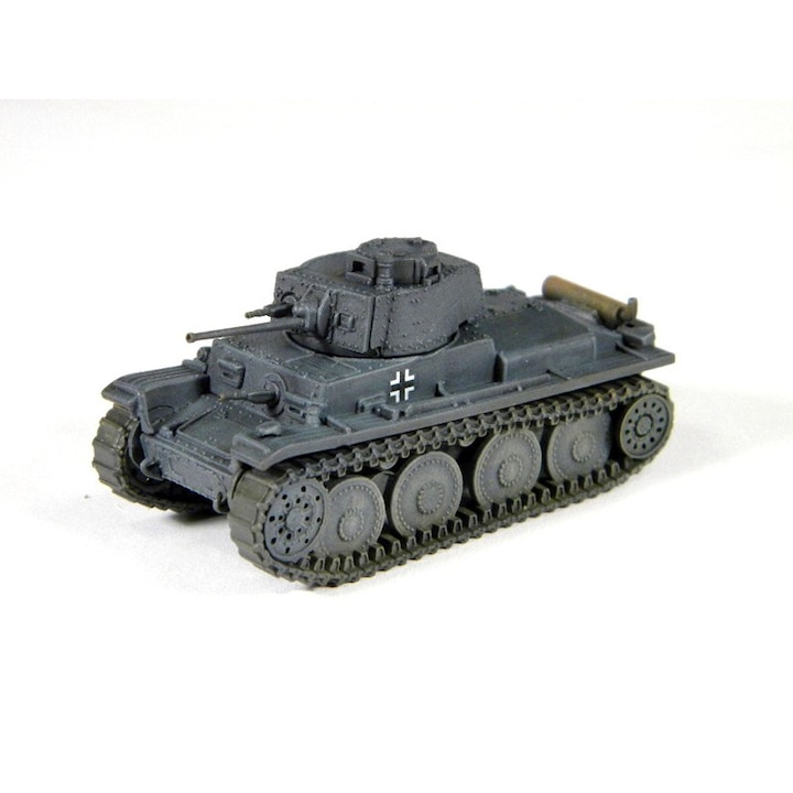 Macheta Militara usor de asamblat fara adeziv Zvezda Pz.Kpfw.38(t) German Light Tank 1:100 ZVEZ 6130