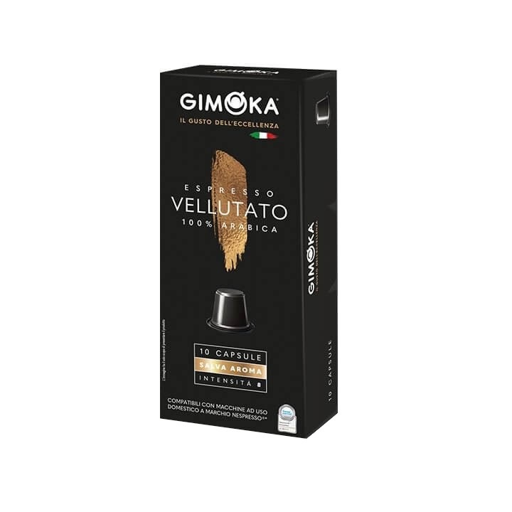 Capsule Cafea Vellutato Gimoka 10 buc Compatibile Nespresso, 55 g