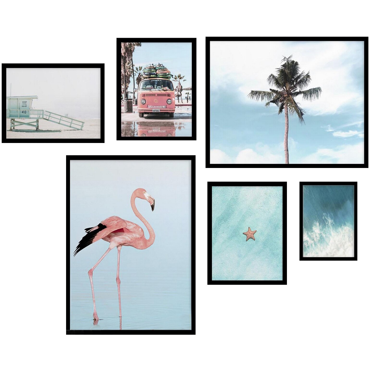 Set 6 tablouri decorative Heinner Home Summer