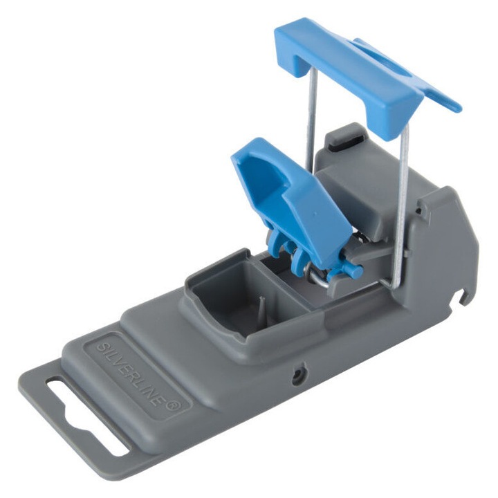 Capcana soareci SV65 ®, cursa soareci, putere de actionare mare, spatiu pentru momeala si atractant, actiune rapida, albastru