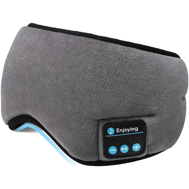 Маска за сън MIDY 601, С безжични слушалки, Bluetooth 5.0, Стерео