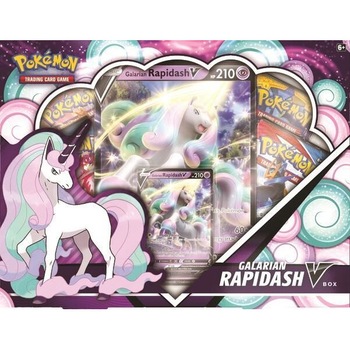 Joc de carti Pokemon Galarian Rapidash May V Box, limba engleza, extensie Joc de carti Pokemon Galarian Rapidash May V Box, limba engleza, extensie