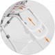 Scaun de masa ricokids eldo - alb - roz