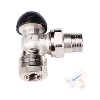 Robinet cu ventil termostatic, model coltar, M30 x 1,5 - 1/2'', FE, si conector de 15(Cu) sau 16 (PeX), 1 7734 26C Robinet cu ventil termostatic, model coltar, M30 x 1,5 - 1/2'', FE, si conector de 15(Cu) sau 16 (PeX), 1 7734 26C