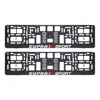 Set 2 bucati suport numar inmatriculare CUPRA SPORT Set 2 bucati suport numar inmatriculare CUPRA SPORT