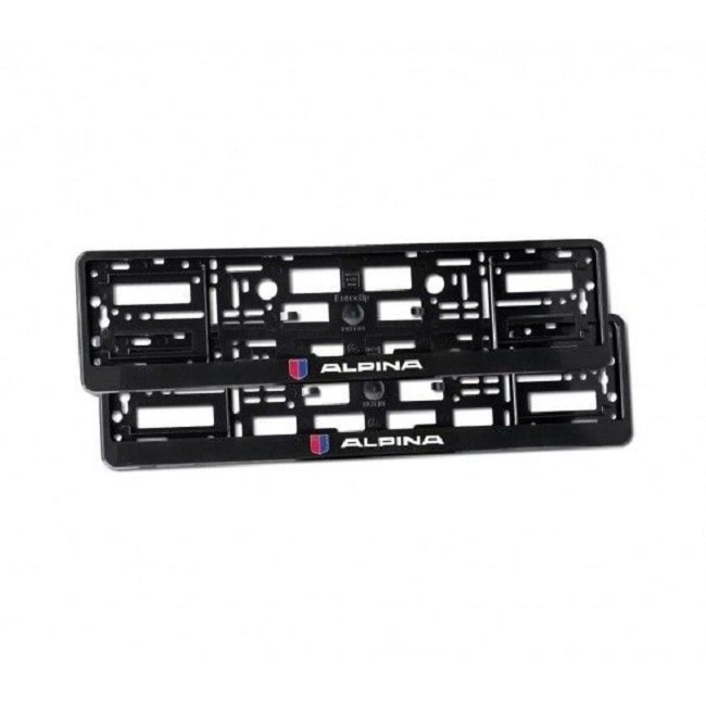 Set 2 bucati suport numar inmatriculare ALPINA