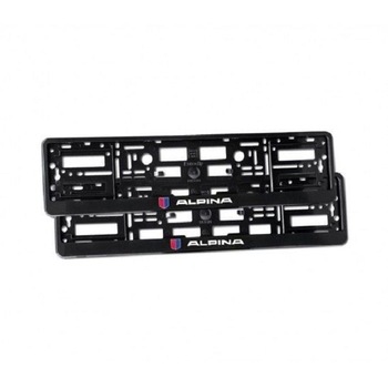 Set 2 bucati suport numar inmatriculare ALPINA Set 2 bucati suport numar inmatriculare ALPINA