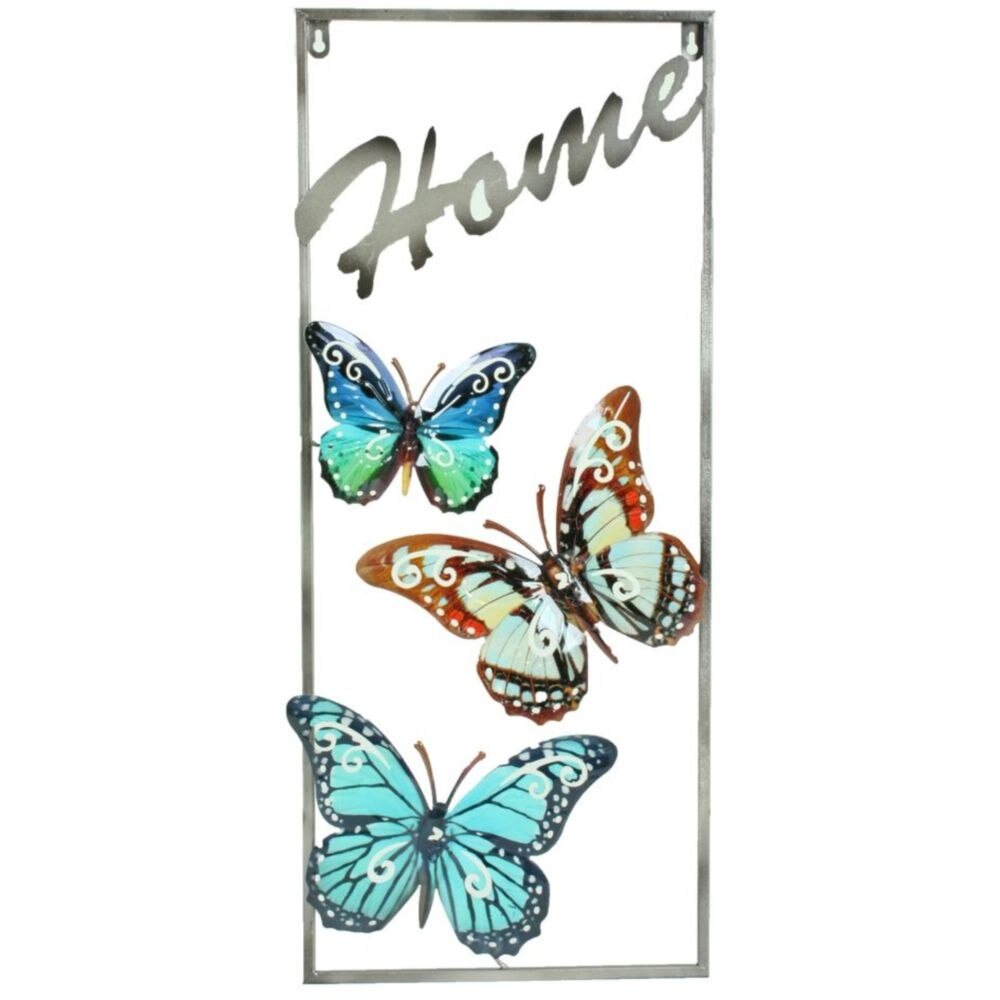 Decoratiune metal Home Butterfly