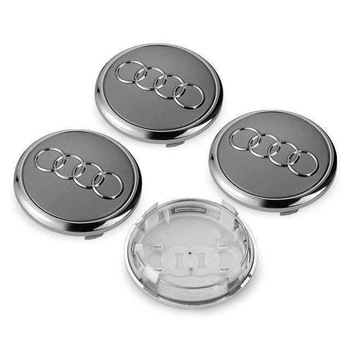 Set 4 capacele roti 69mm,culoare argintiu, pentru jante aliaj Audi Set 4 capacele roti 69mm,culoare argintiu, pentru jante aliaj Audi