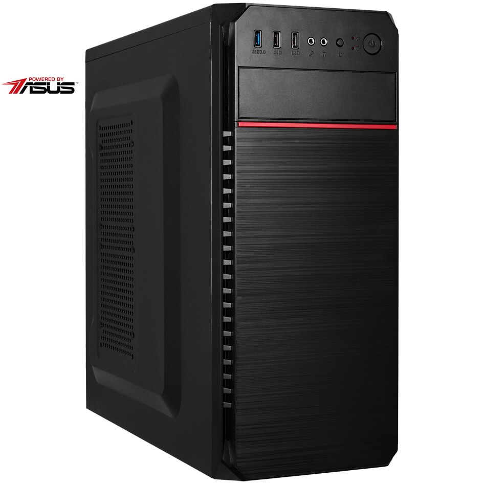 Sistem Desktop PC Serioux Powered by ASUS cu procesor AMD Athlon™ 3000G 3.50GHz, 8GB DDR4, 240GB SSD, Radeon™ Vega 3, Microsoft Windows 10 Home
