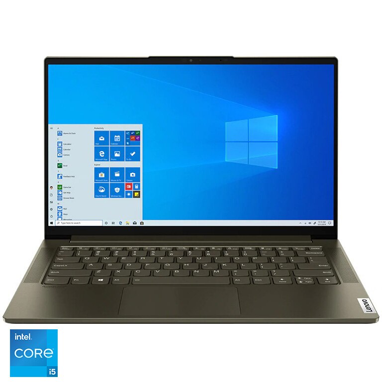 Laptop ultraportabil Lenovo Yoga Slim 7 14ITL05 cu procesor Intel Core i5-1135G7 pana la 4.20 GHz, 14