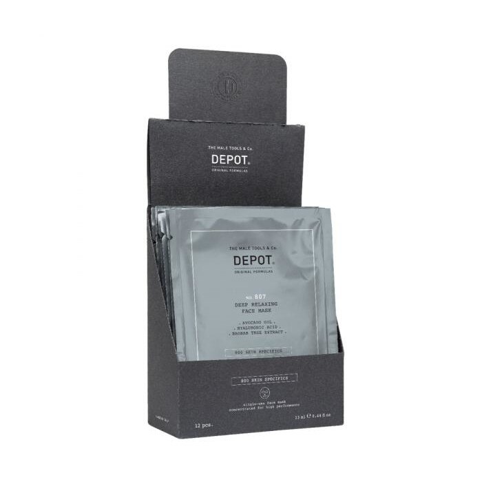 Set masca pentru ten Depot 800 Skin Specifics No807 Deep Relaxing, 12buc x 13ml
