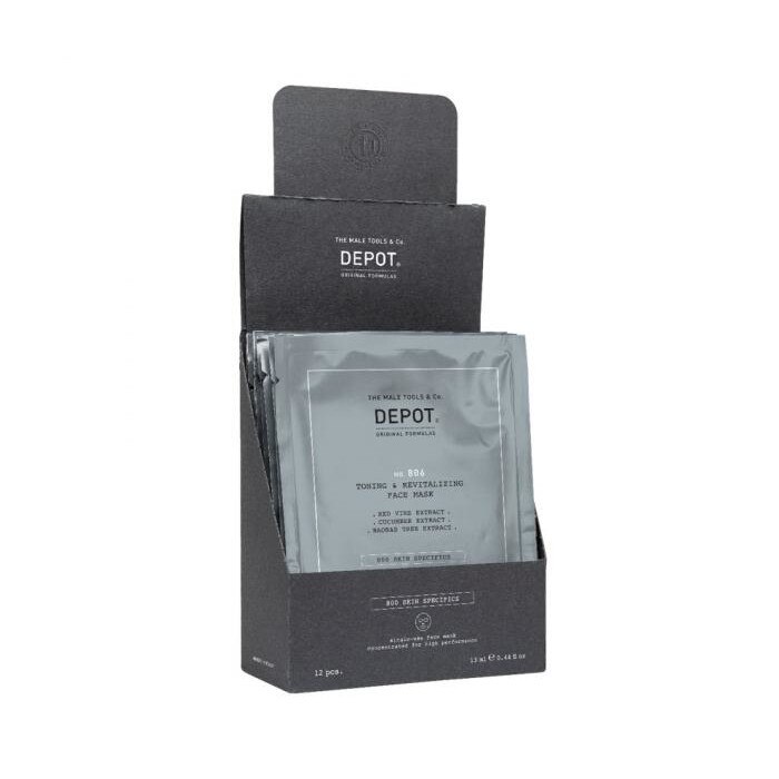 Set masca pentru ten Depot 800 Skin Specifics No806 Toning & Revitalizing, 12buc x 13ml