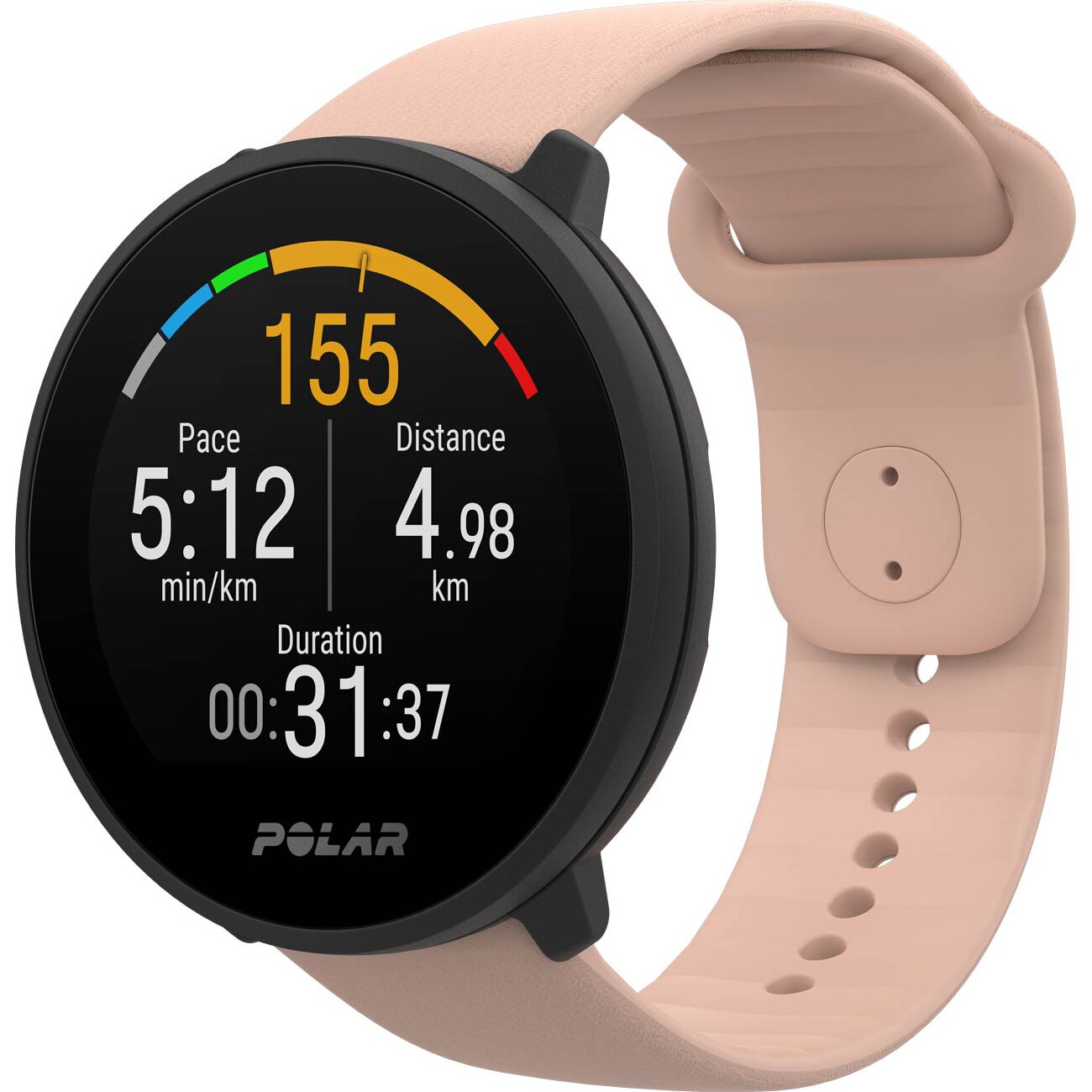 Ceas smartwatch Polar UNITE, marime S-L, Pink