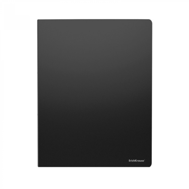Dosar Plastic Ek A4 Clasic Cu Sina Prindere Texturat Negru
