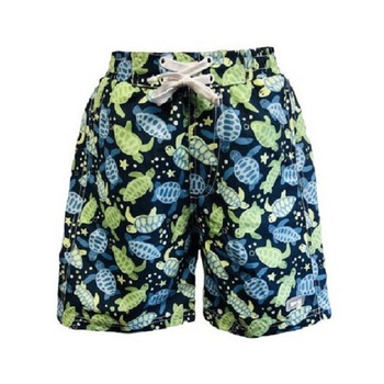 Pantaloni plaja-piscina trei-sferturi, baieti, Banz, UPF50+, cu imprimeu, Turttle Pantaloni plaja-piscina trei-sferturi, baieti, Banz, UPF50+, cu imprimeu, Turttle