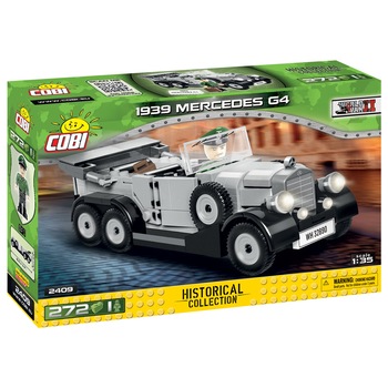 Set de constructie Cobi, 1939 Mercedes G4, 272 piese Set de constructie Cobi, 1939 Mercedes G4, 272 piese