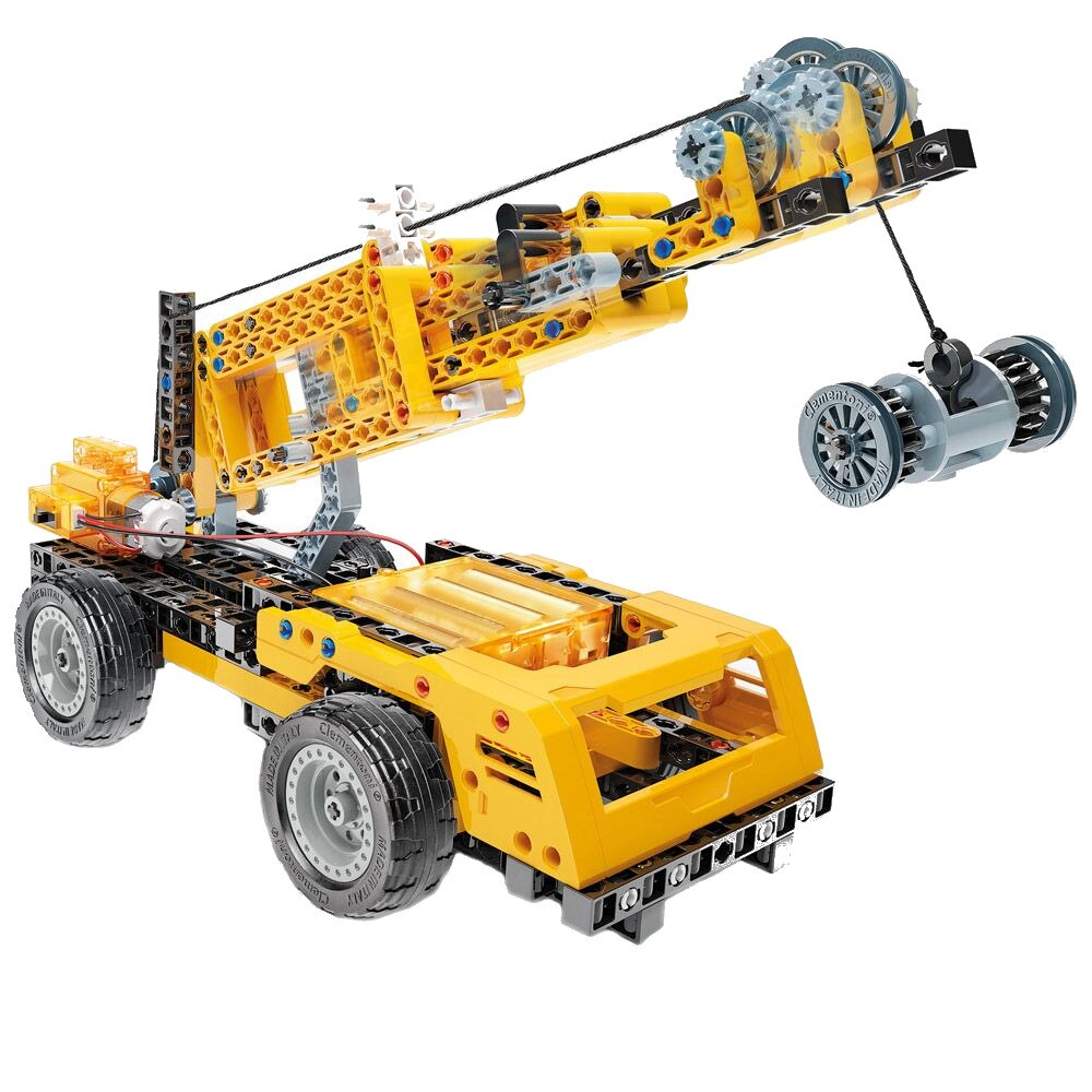 Set constructii Mechanics Laboratory, Echipamente de ridicare, 50 modele,250 piese