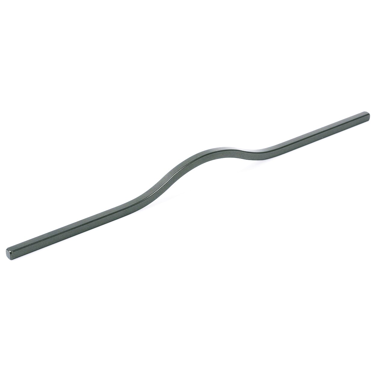 Maner pentru mobila Brave, finisaj gri metalizat, L600 mm