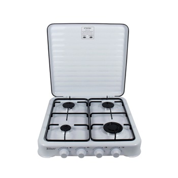 Arzator cu 4 Ochiuri, Tip Plita, Cu Capac, Tabla Emailata, Robinet de Gaz cu Siguranta, GPL, Putere 2300/1600/1600/900W, 0,380 kg/h, 30 mbar, Alb Arzator cu 4 Ochiuri, Tip Plita, Cu Capac, Tabla Emailata, Robinet de Gaz cu Siguranta, GPL, Putere 2300/1600/1600/900W, 0,380 kg/h, 30 mbar, Alb