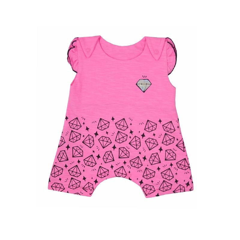 Salopeta de vara pentru fete Koala Diamencik 4043-68 cm, Roz 52568