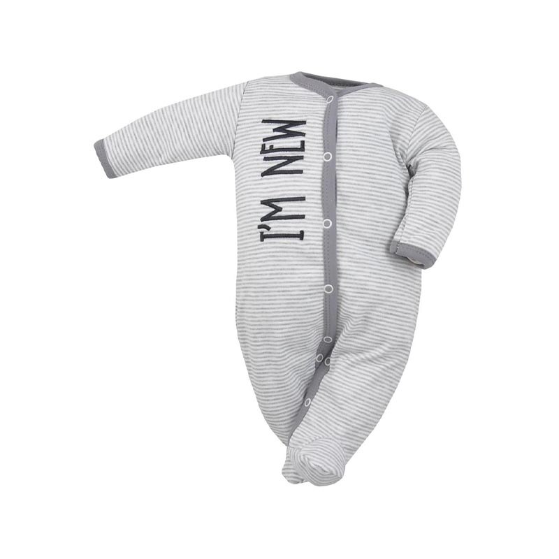 Salopeta cu maneca lunga pentru copii Koala I'M NEW 3210, Gri 68 cm