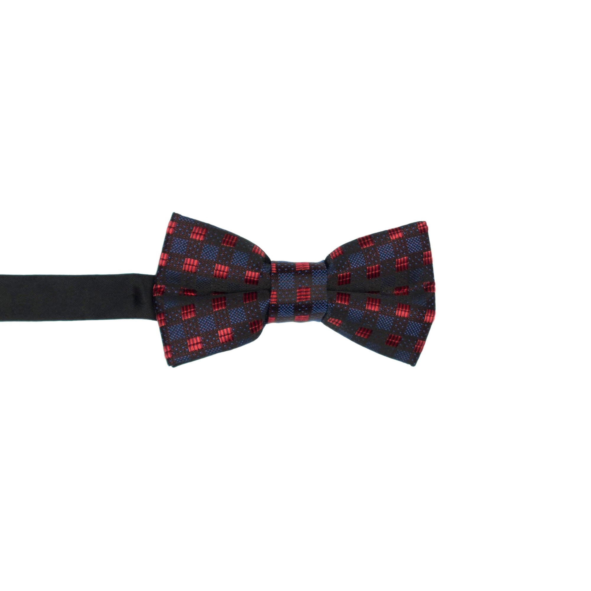 Papion pentru copii, Buticcochet, cu carouri si puncte, 9x5 cm - PAPC219