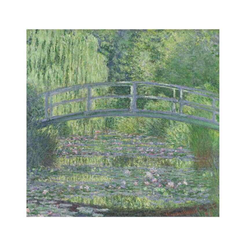 Esarfa saten CLAUDE MONET 