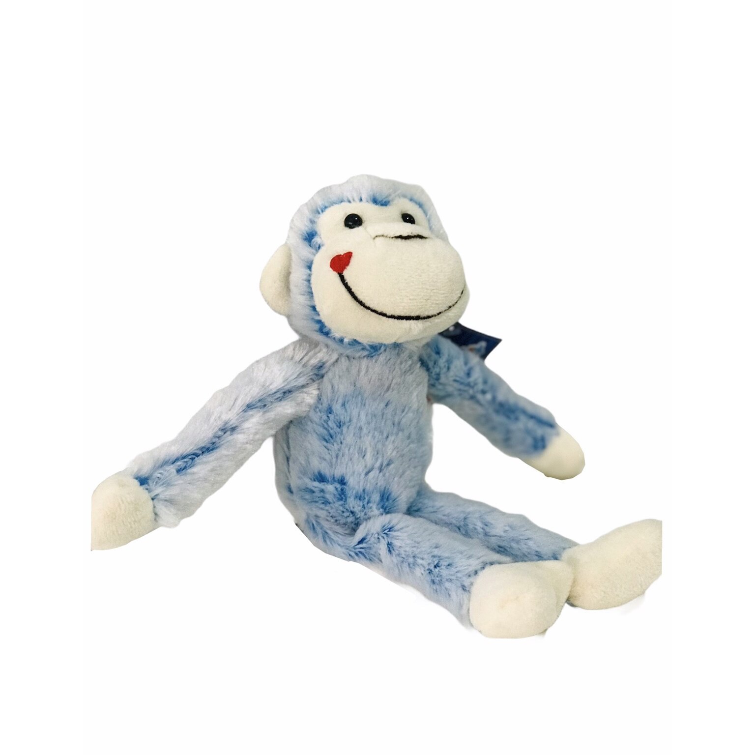 Jucarie de plus,maimuta,30cm,albastru,halley