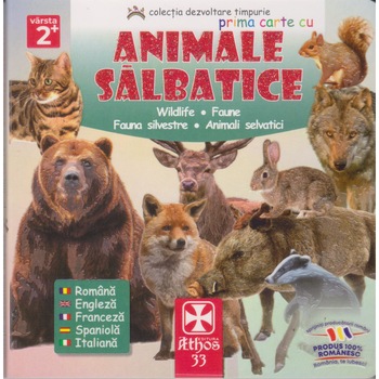 Prima carte cu animale salbatice - Athos Prima carte cu animale salbatice - Athos