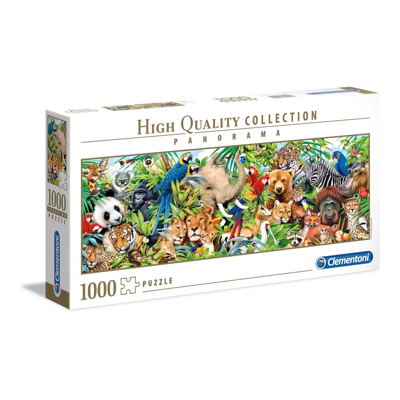 Puzzle panoramic Clementoni Wildlife, 1000 piese