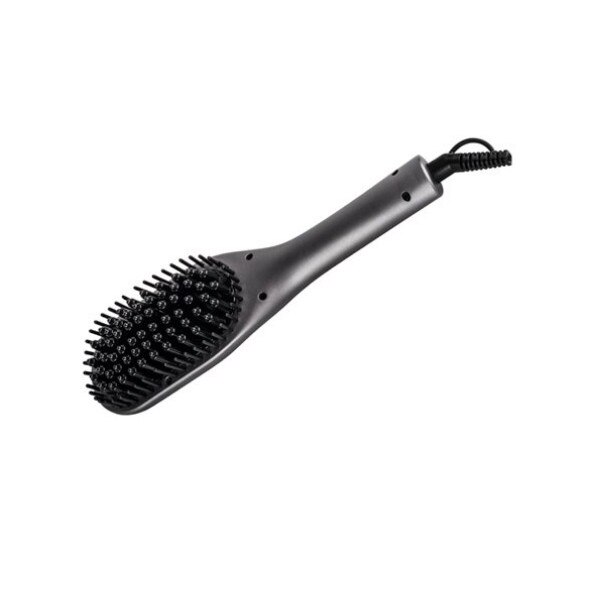 Perie electrica de indreptat parul, invelis ceramic, culoare inox,
