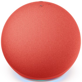 Boxa inteligenta Amazon Echo 4, Control Voce Alexa, Wi-Fi, Bluetooth, Dolby, Rosu Boxa inteligenta Amazon Echo 4, Control Voce Alexa, Wi-Fi, Bluetooth, Dolby, Rosu