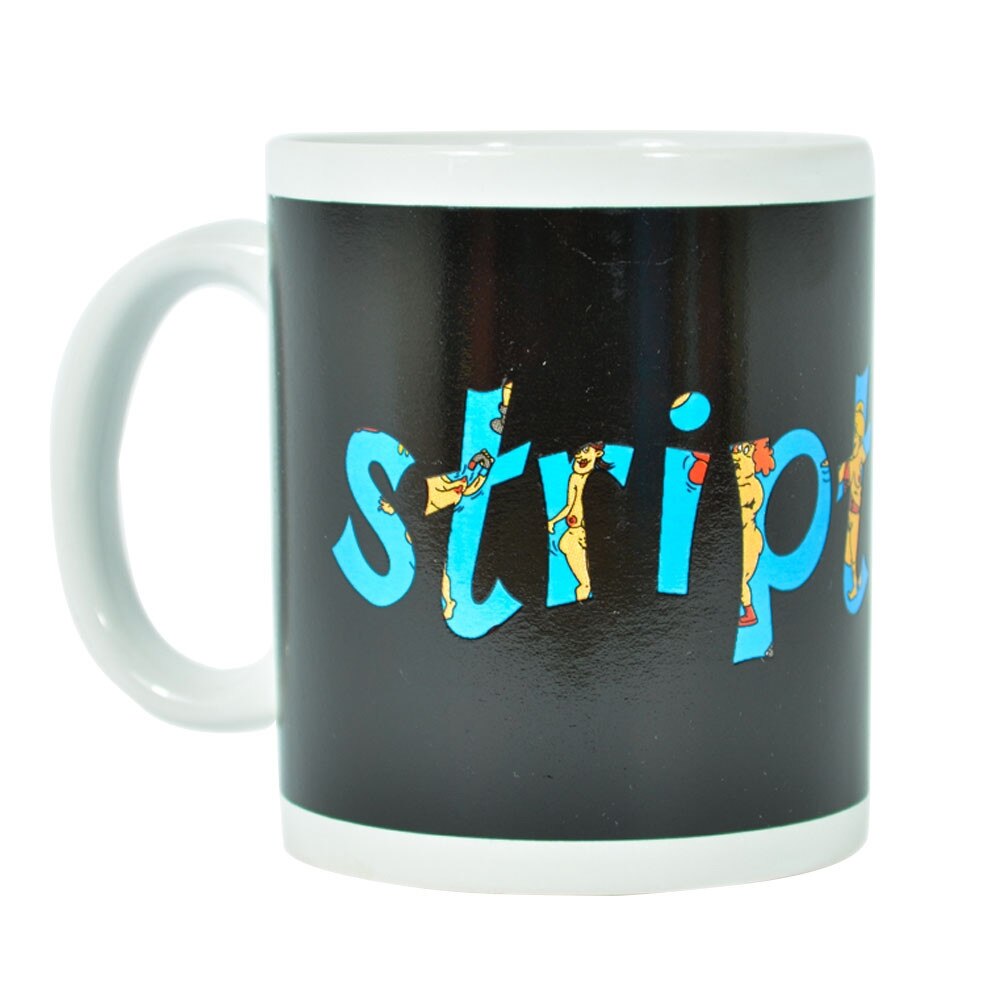 Cana termica Striptease cu imagini de femei, 300 ml