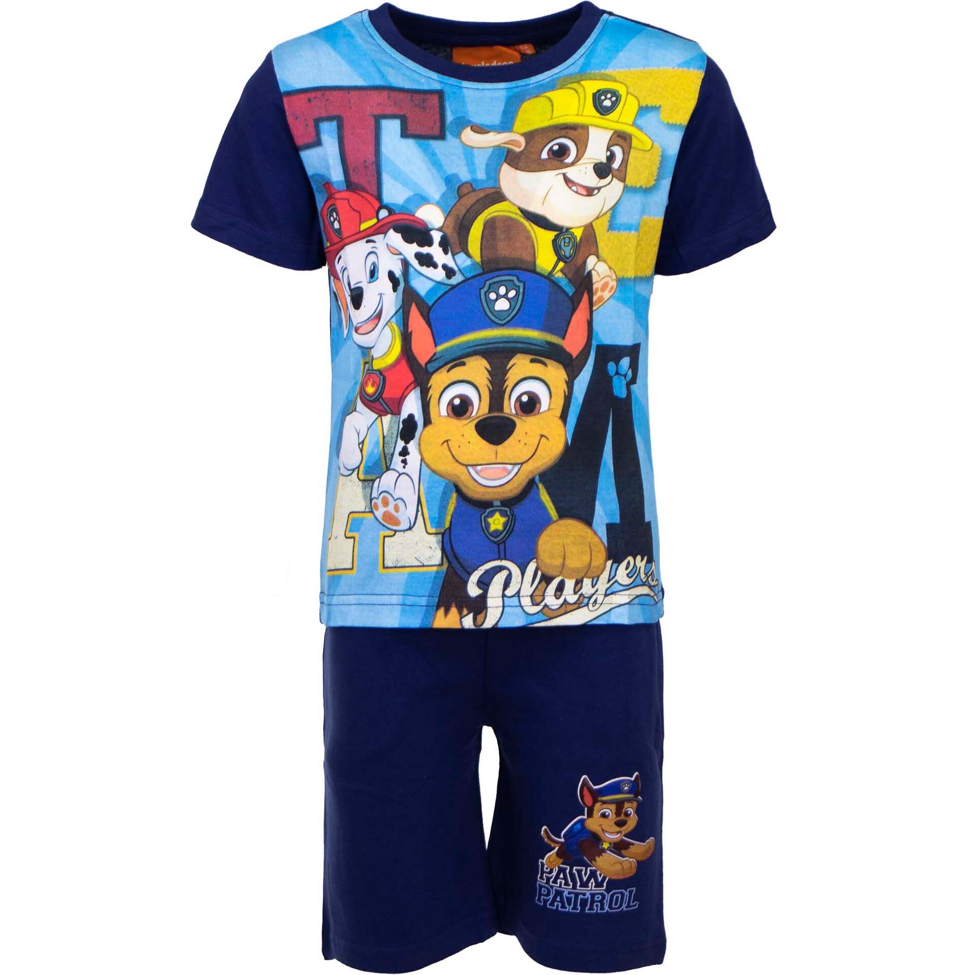 Compleu 2 piese de vara baieti, Paw Patrol, Multicolor