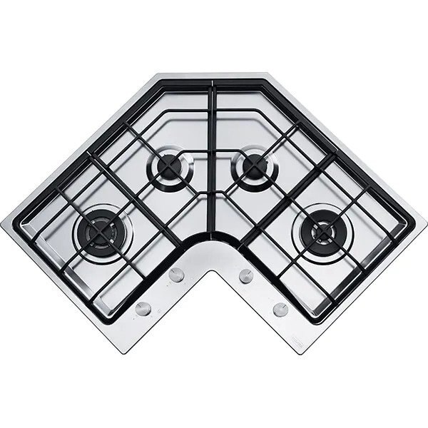 Plita incorporabila FRANKE Neptune COR 4 3G TC XS C, Gaz, 4 arzatoare, Inox