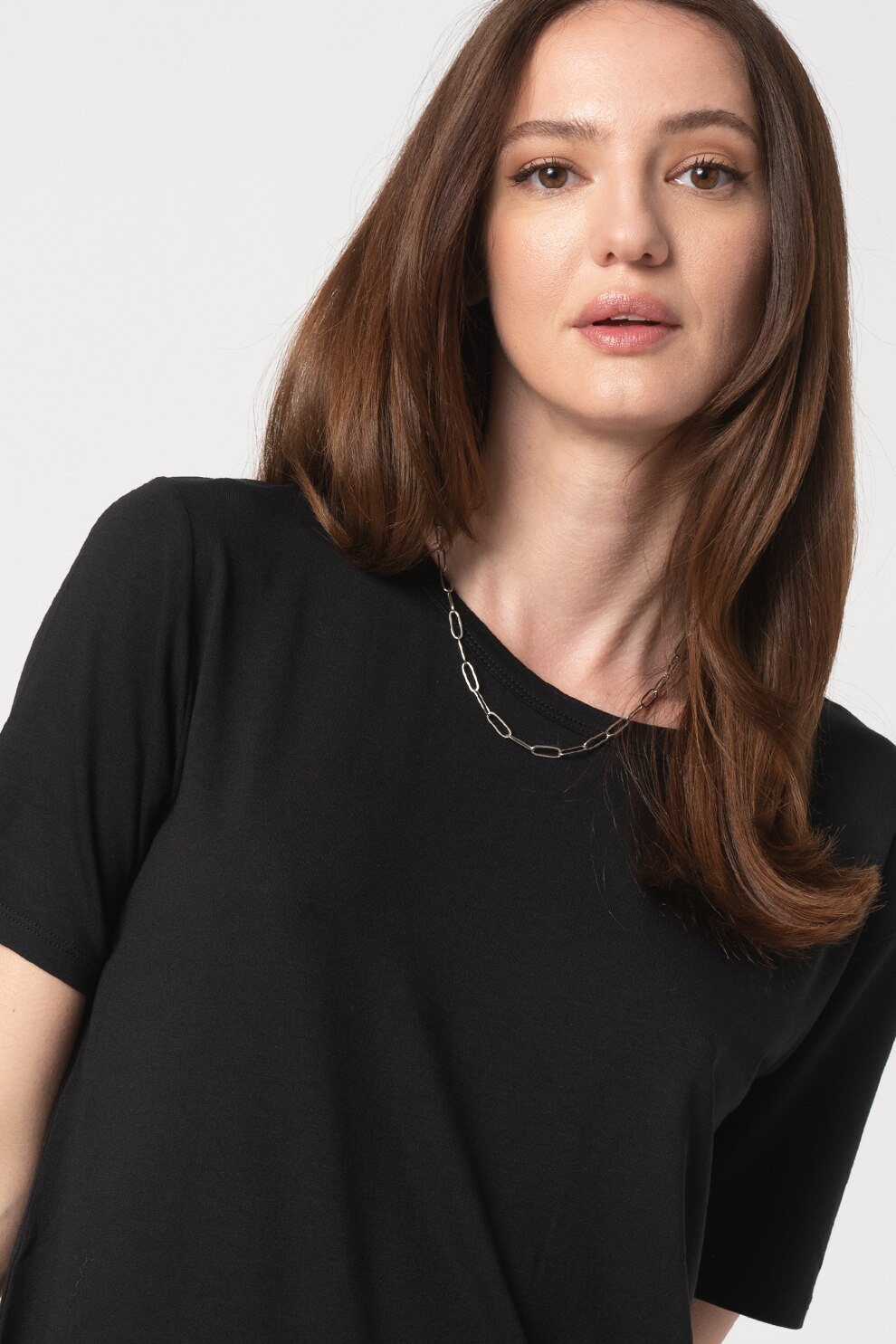 LTB, Tricou cu decupaje pe spate Morize, Negru, S