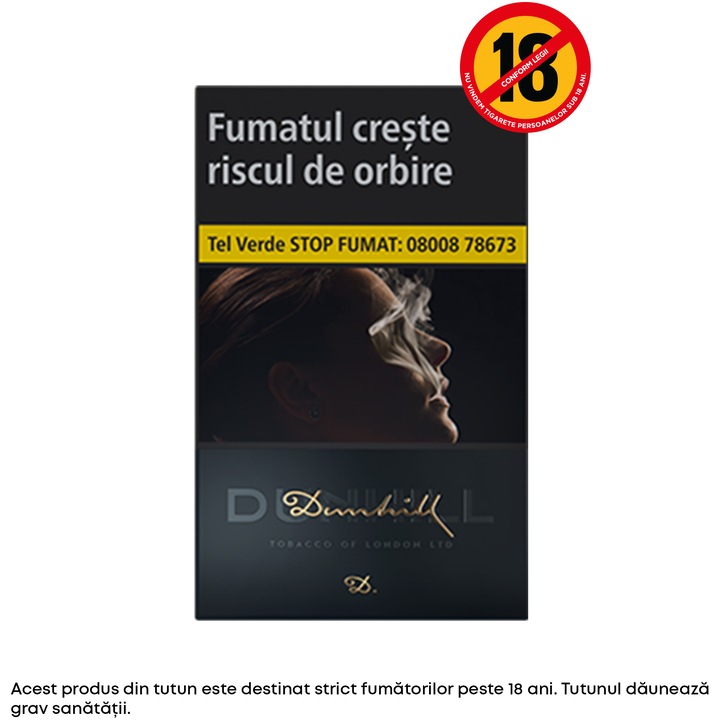 Pachet Dunhill Signature No 8 Black KS